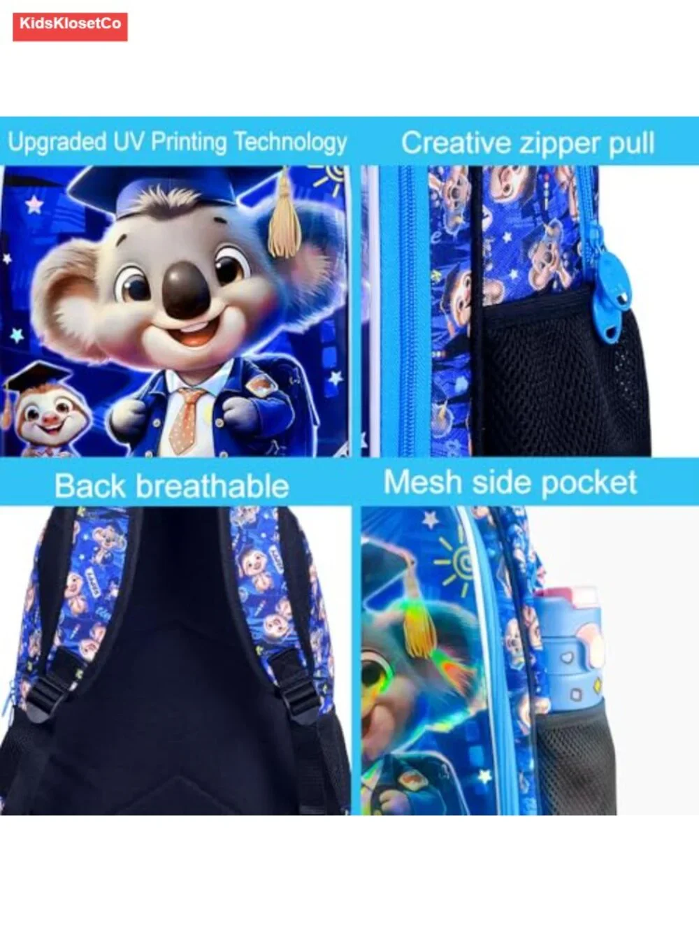 Kids Backpack Set with Lunch Bag and Pencil Case